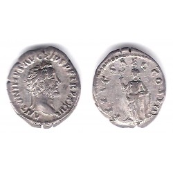 Antonino Pio. 138-161 d.C. Denario (MBC+) (Plata)