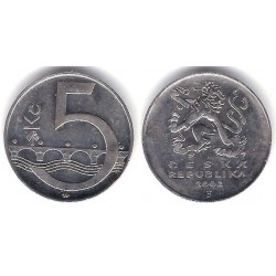 (8) República Checa. 2002. 5 Korun (MBC+)