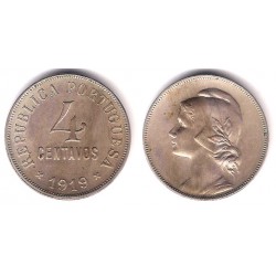 (566) Portugal. 1919. 4 Centavos (EBC)