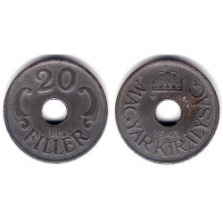 (520) Hungría. 1941. 20 Filler (MBC+)