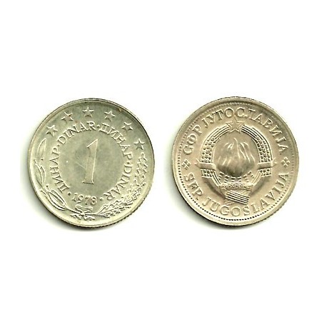 (59) Yugoslavia. 1978. 1 Dinar (SC)