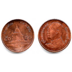 (Y442) Tailandia. 2552(2009). 50 Satang (SC)