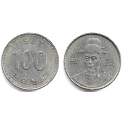 (35.2) Corea del Sur. 1987. 100 Won (MBC)