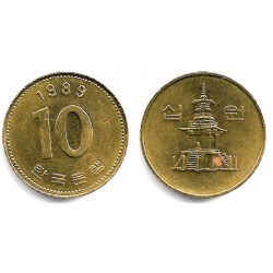 (33.1) Corea del Sur. 1989. 10 Won (MBC)