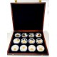 Colección de 12 Medallas Temática European Currencies (Proof)