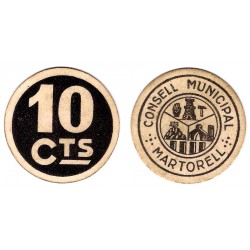 Martorell. 1937. 10 Céntimos (SC/SC-)