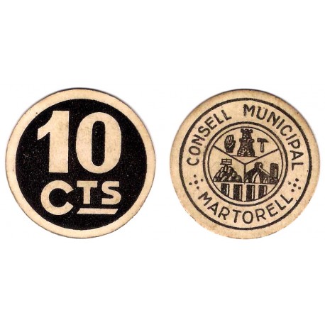 Martorell. 1937. 10 Céntimos (SC/SC-)