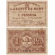 Arenys de Munt. 1937. 1 Peseta (MBC)