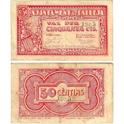 Pallejà. 1937. 50 Céntimos (MBC)