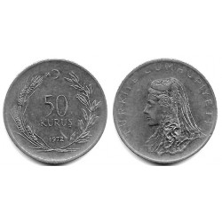 (899) Turquía. 1972. 50 Kurus (MBC)