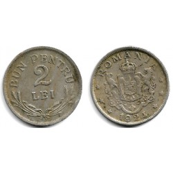 (47) Rumania. 1924. 2 Lei (BC+)