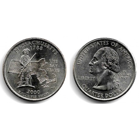(305) Estados Unidos de América. 2000(D). Quarter Dollar (SC-)