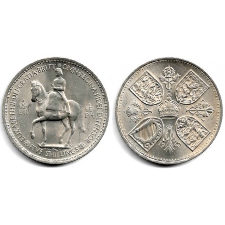 (894) Gran Bretaña. 1953. 1 Crown (EBC)