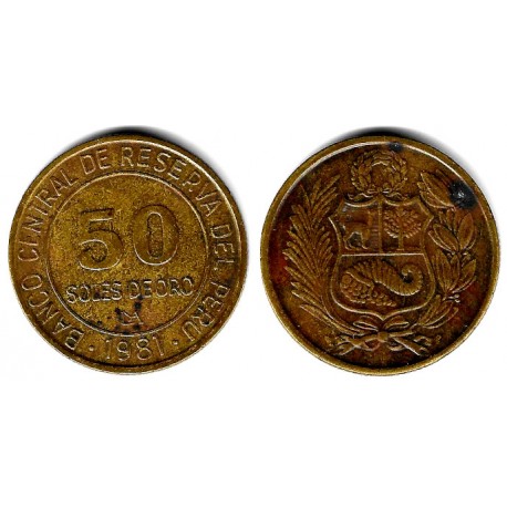 (273) Perú. 1981. 50 Soles de Oro (BC/BC+)