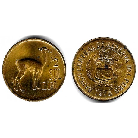 (260) Perú. 1974. ½ Sol de Oro (EBC-)