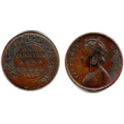 (467) India Británica. 1862. ¼ Anna (BC)