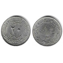 (761) Turquía. 1910(AH1327). 20 Para (MBC+)