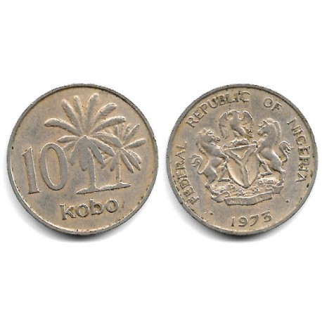 (10.1) Nigeria. 1973. 10 Kobo (MBC)