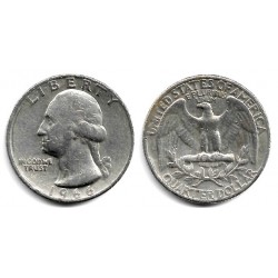 (164a) Estados Unidos de América. 1966. Quarter Dollar (BC)