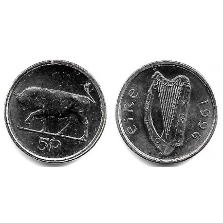 (28) Irlanda. 1996. 5 Pence (SC)