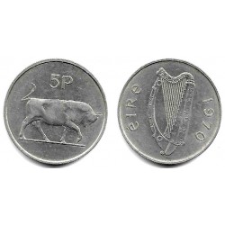(22) Irlanda. 1970. 5 Pence (MBC)