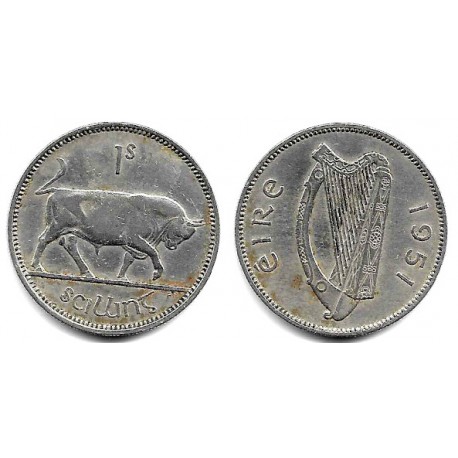 (14a) Irlanda. 1951. 1 Shilling (MBC)
