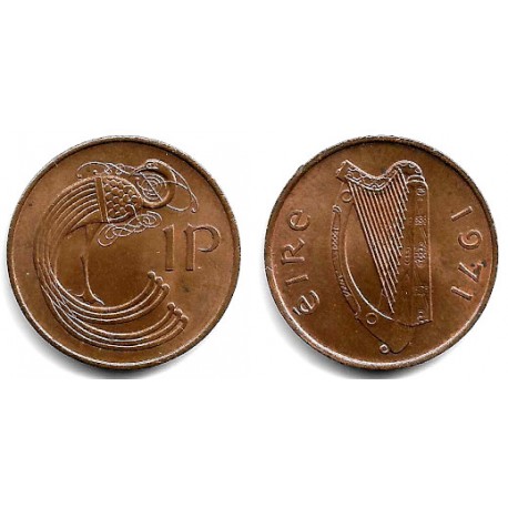 (20) Irlanda. 1971. 1 Penny (MBC)