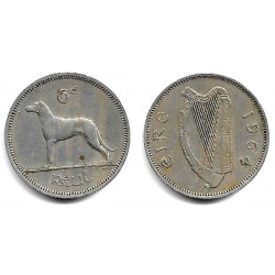 (13a) Irlanda. 1964. 6 Pence (MBC)