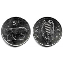 (22) Irlanda. 1974. 5 Pence (SC)
