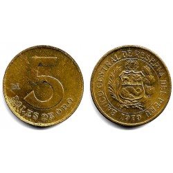 (271) Perú. 1979. 5 Soles de Oro (MBC+)