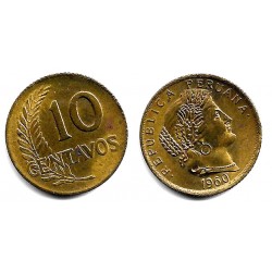 (224.2) Perú. 1960. 10 Centavos (EBC)