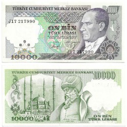(200) Turquía. 1970. 10000 Lira (SC)