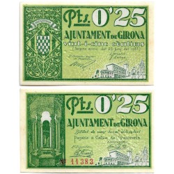 Girona. 1937. 1 Peseta (SC)