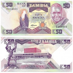 (28) Zambia. 1986-88. 50 Kwacha (SC)