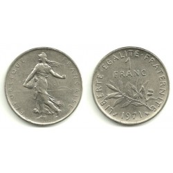 (925.1) Francia. 1971. 1 Franc (MBC)