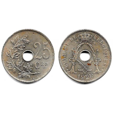 (68.1) Bélgica. 1928. 25 Centimes (EBC)