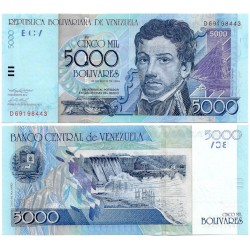 (84c) Venezuela. 2004. 5000 Bolivares (SC)