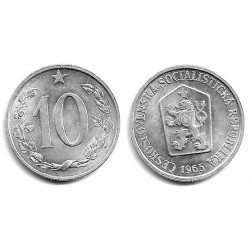 (49.1) Checoslovaquia. 1965. 10 Haleru (EBC)
