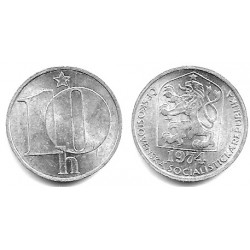 (80) Checoslovaquia. 1974. 10 Haleru (EBC)
