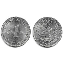 (192) Bolivia. 1974. 1 Peso (MBC)