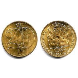 (74.1) Checoslovaquia. 1984. 20 Haleru (EBC)