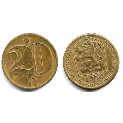(74) Checoslovaquia. 1980. 20 Haleru (MBC)