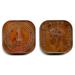 (6) Malaya. 1943. 1 Cent (MBC-)