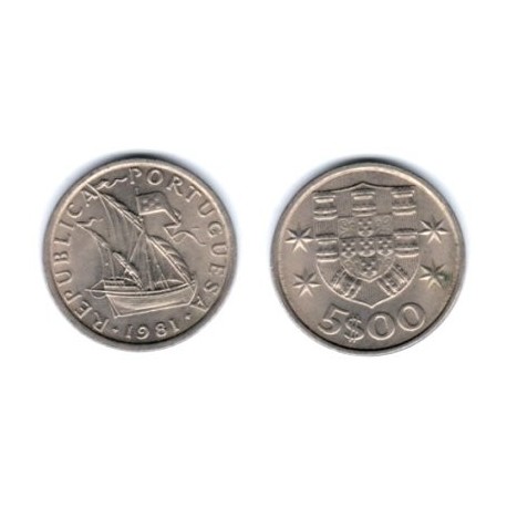 (591) Portugal. 1981. 5 Escudos (MBC)