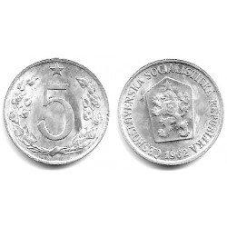 (53) Checoslovaquia. 1962. 5 Haleru (EBC+)
