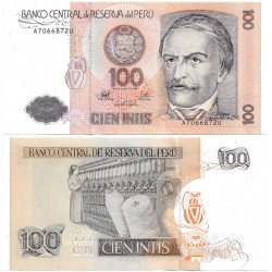 (133) Perú. 1987. 100 Intis (SC)