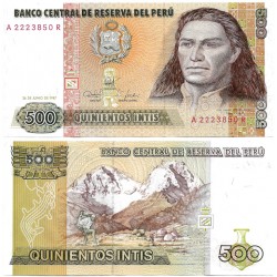 (134b) Perú. 1987. 500 Intis (SC)