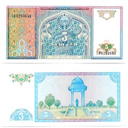(75) Uzbekistán. 1994. 5 Som (SC)