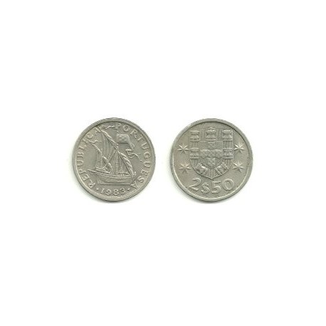 (590) Portugal. 1983. 2 ½ Escudos (EBC)