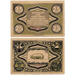 Langelohe. 1922. 25 Pfennig (EBC)